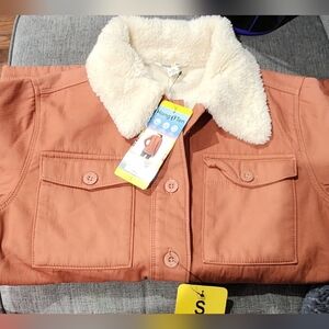 New Hang Ten Ladies' Utility Jacket Copper plush collar Pockets